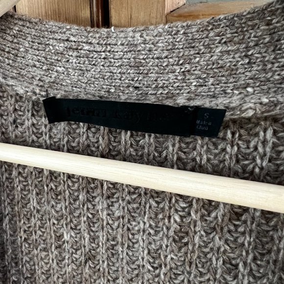 *SOLD* Jenni Kayne Cashmere Cocoon Cardigan in Taupe sz Small - Picture 6 of 7